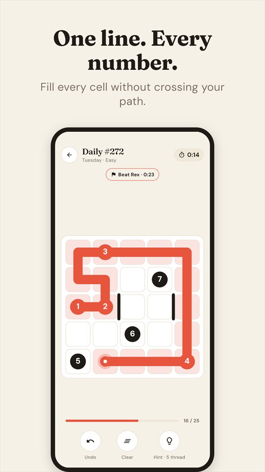 One line. Every number: a puzzle half solved.